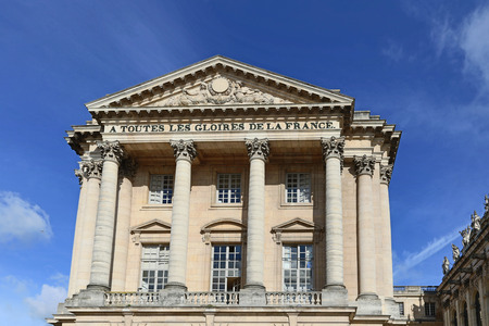 the architecture in palace of versailles,parisのeditorial素材