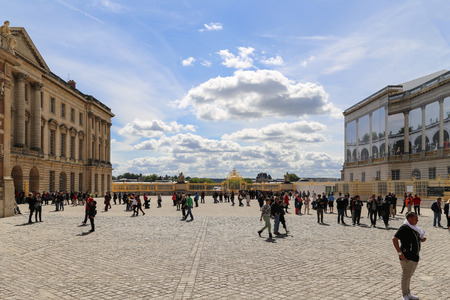 palace of Versailles in Paris, Franceのeditorial素材