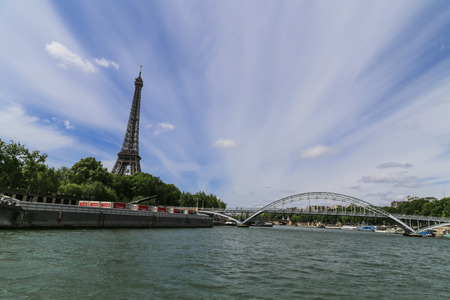 Eiffel Tower in paris,franceのeditorial素材