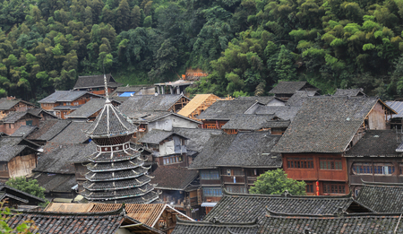  landscape in zhaoxin ,guizhou,chinaのeditorial素材