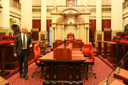 parliament house in melbourne,australiaのeditorial素材
