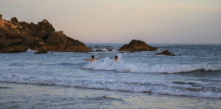 the landscape in great ocean road,australiaの写真素材
