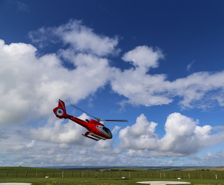 the heliport in campbell national park,australiaのeditorial素材