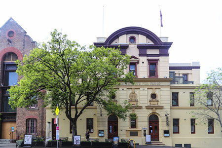 the old architecture in rocky area,sydney,australiaのeditorial素材
