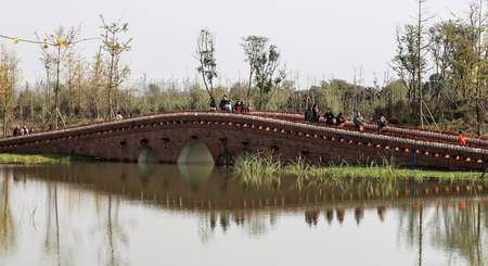 the landscape in chengdu,chinaのeditorial素材