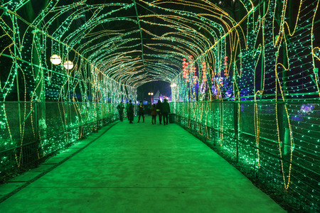 lantern show in chengdu,china