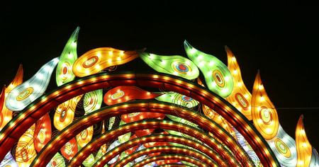 2016 lantern festival in chengdu,chinaのeditorial素材