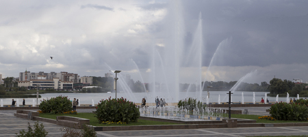 street view in kazan,russian federationのeditorial素材