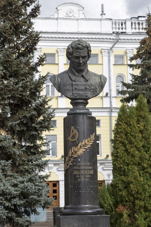 the sculpture in kazan university , russian federationのeditorial素材