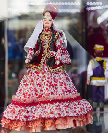 cartoon craft in shop window,russian federationのeditorial素材