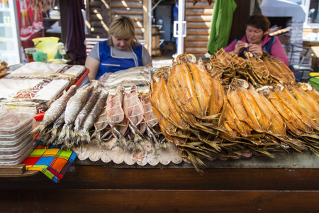 fish market in russian federationのeditorial素材