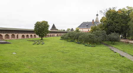 savior monastery of st.euthymias in suzdal,russiaのeditorial素材