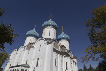 cathedral of the virgin mary in sam sergei abbey,russian federationの写真素材