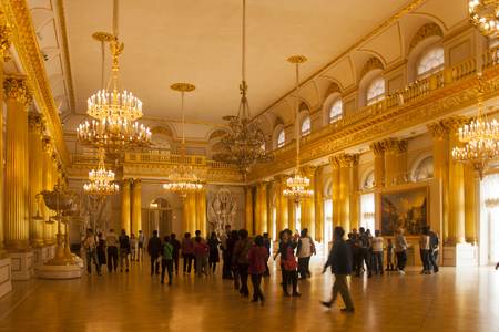 winter palace in st petersburg,russiaのeditorial素材