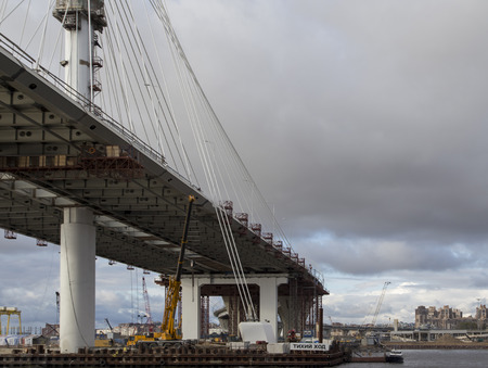 the landscape in st peterburgのeditorial素材