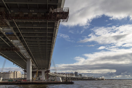 the landscape in st peterburgの写真素材