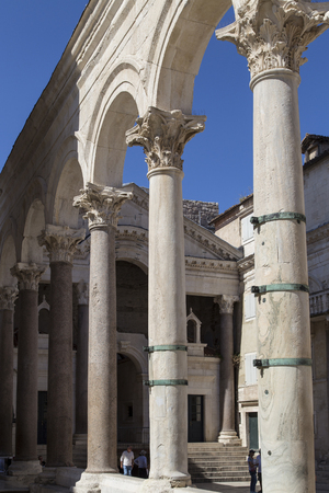 Diocletian's Palace in croatiaのeditorial素材