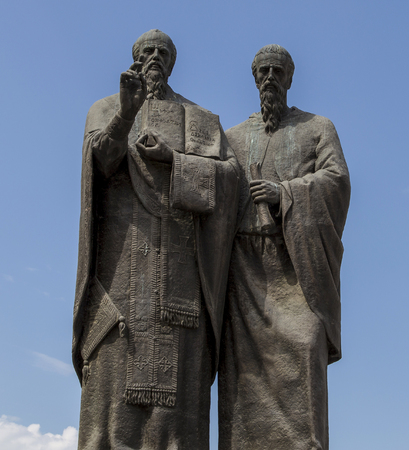the sculpture in skopje,Macedonia