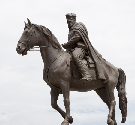 the sculpture in skopje,Macedoniaのeditorial素材