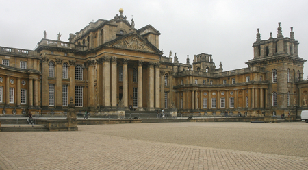 The architecture in blenheim palace,londonのeditorial素材