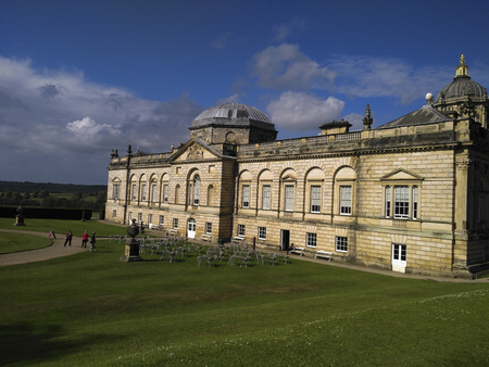 The landscape in castle Howard , england,united kingdomのeditorial素材