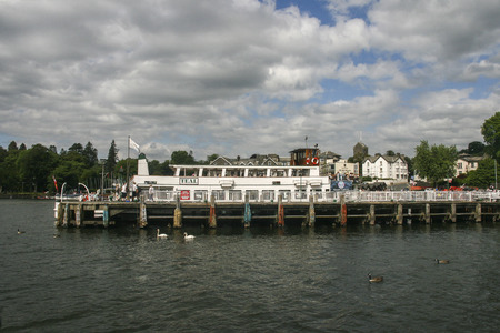 The landscape in lake wen demile,scotlandのeditorial素材