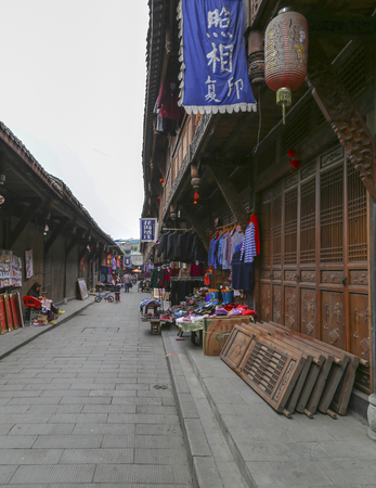 Ancient town of huaiyuan in chinaのeditorial素材