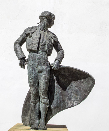 The landscape in ronda town,spainのeditorial素材