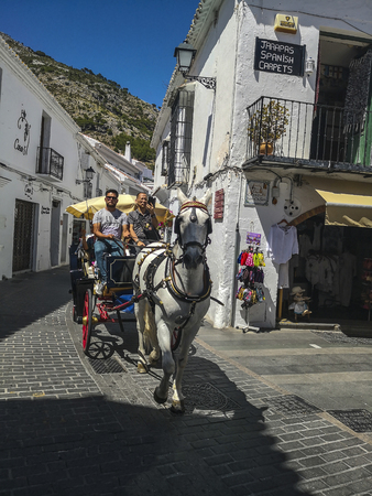 Carriage in mijas,spainのeditorial素材
