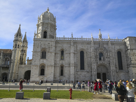 Monastery of the hieronymites in portugalのeditorial素材
