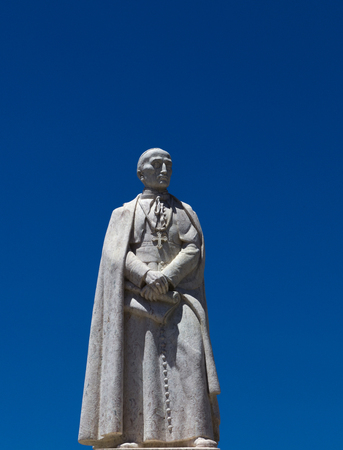 The sculpture in paco episcopal,faro,portugalのeditorial素材