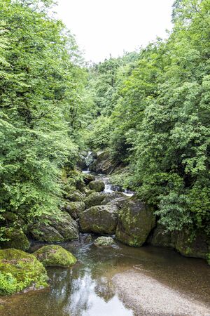 The natural landscape in sichuan,chinaの写真素材