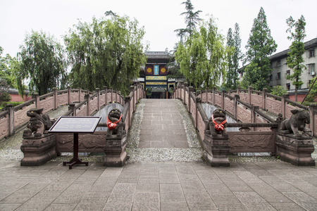 chongning confucius temple in tangchang town, sichuan, china,のeditorial素材
