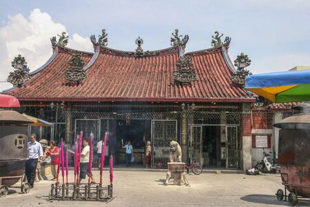 the temple in penang, malaysiaのeditorial素材