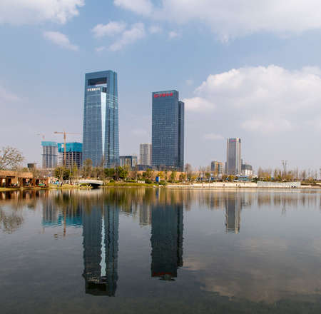 The landscape in chengdu,chinaのeditorial素材