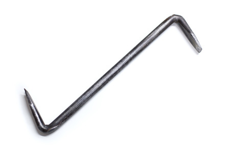 Crowbar prybar, wrecking bar toolの写真素材