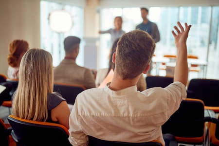 Group of people learning  business during presentation.Conference Meeting  Training.の写真素材
