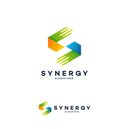 Modern S initial Technology logo designs concept vector, Fast Express logo templateのイラスト素材