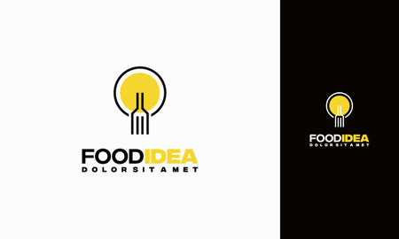 Food Idea logo designs concept vector, Food Restaurant logo template iconのイラスト素材