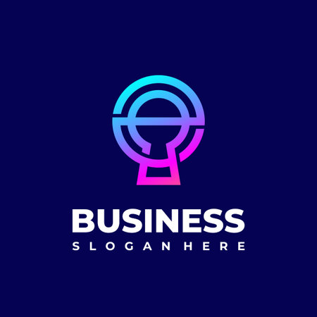 Shield Logo designs icon, Security Logo Protection Symbol Vector Logo Designのイラスト素材