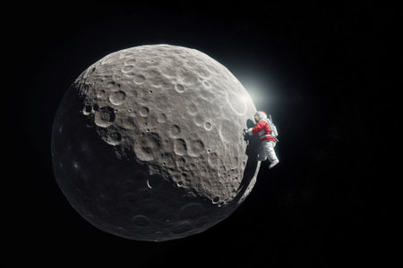 Astronaut on the moon. Astronaut on the moon.の素材