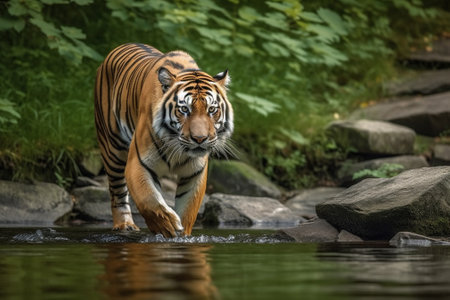 Amur Tiger (Panthera tigris altaica)の素材