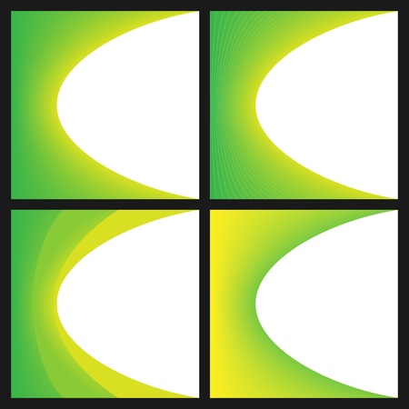 Abstract Background Or Cover Template Set  Vectorのイラスト素材