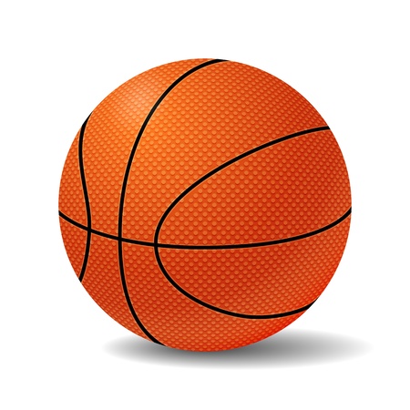 Realistic Basketball Ball Illustrationのイラスト素材