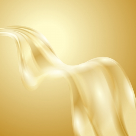 Abstract Background  Golden Wave  Vectorのイラスト素材