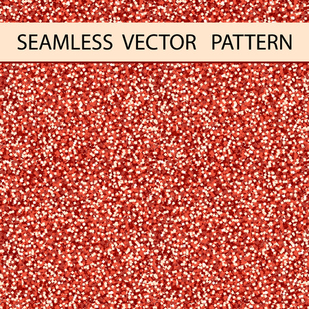 Seamless Glitter Pattern. Red Gloss. Background, Texture. Vector.のイラスト素材