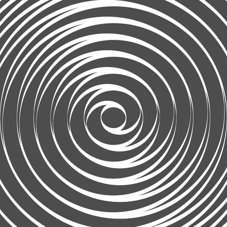 Double Spiral Background. Whirlpool. Optical Illusion. Vector.のイラスト素材