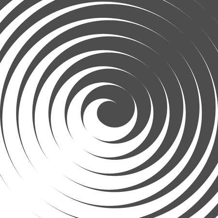 Abstract Spiral Background. Retro Style. Black And White. Vector.のイラスト素材