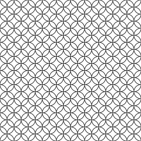 Seamless Geometric Pattern. Regular Tiled Ornament. Vectorのイラスト素材