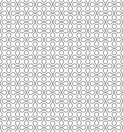 Seamless Geometric Pattern. Regular Tiled Ornament. Vector